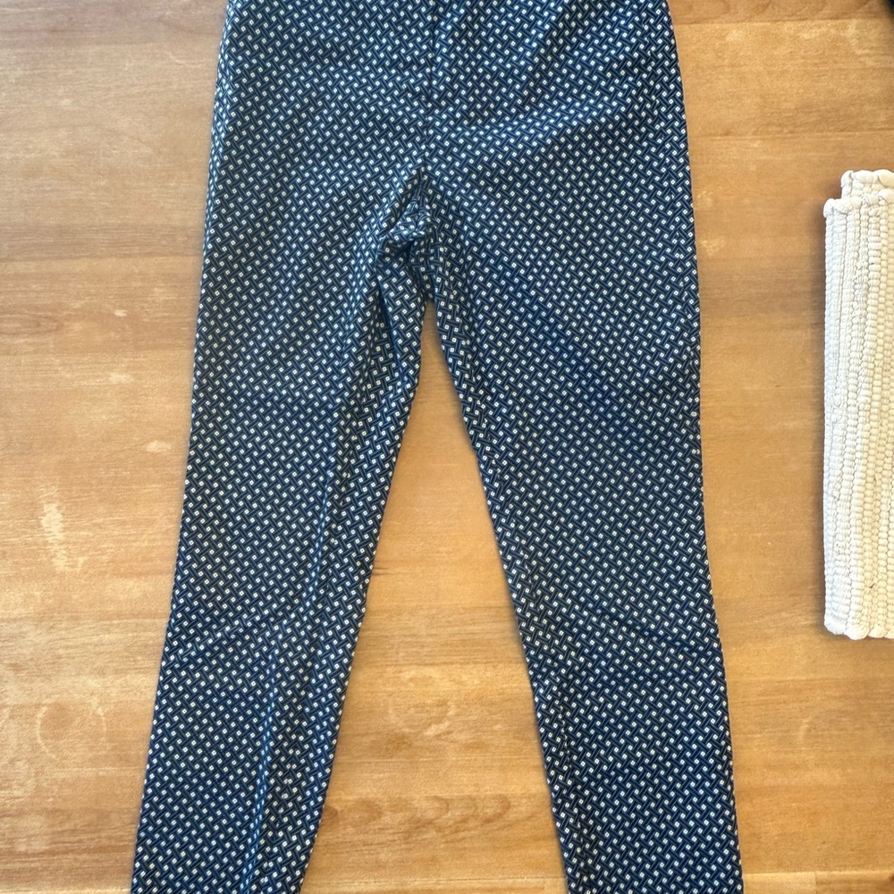 H&M Patterned Ankle-Length Dress Pants